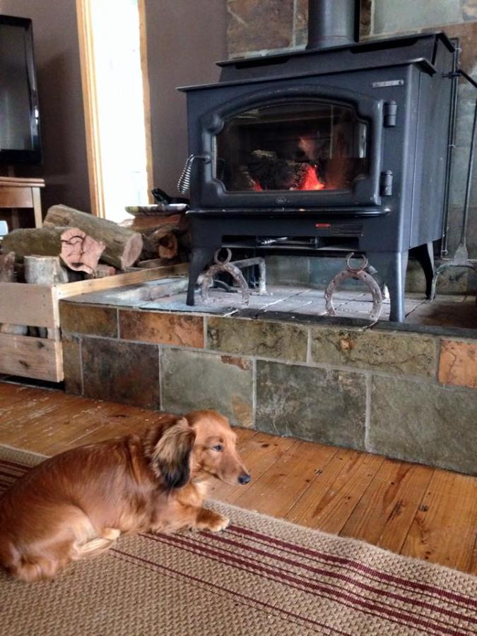 Apparently it is cold outside