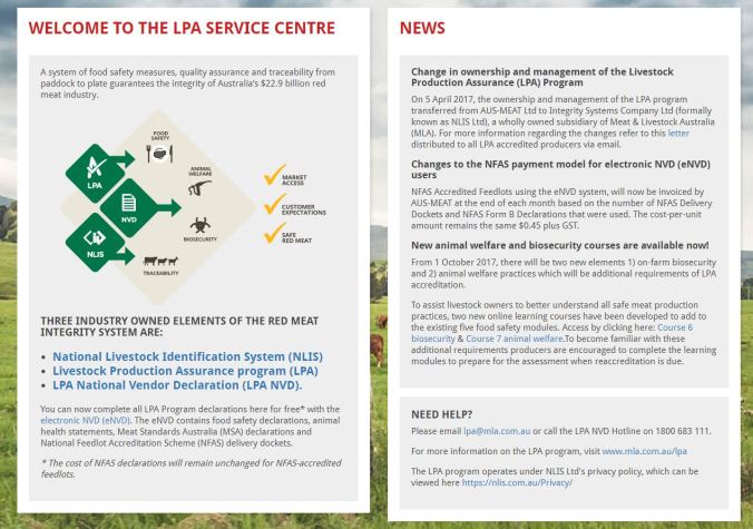 LPA service centre snapshot